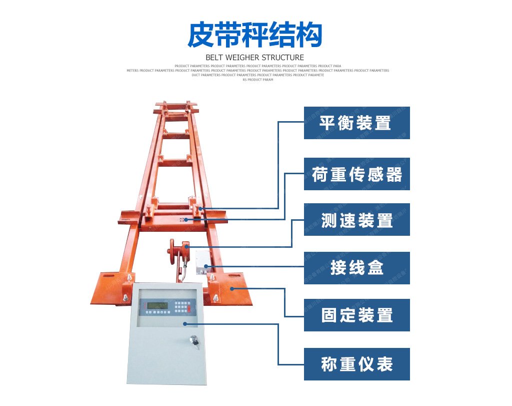 電子皮帶秤結構